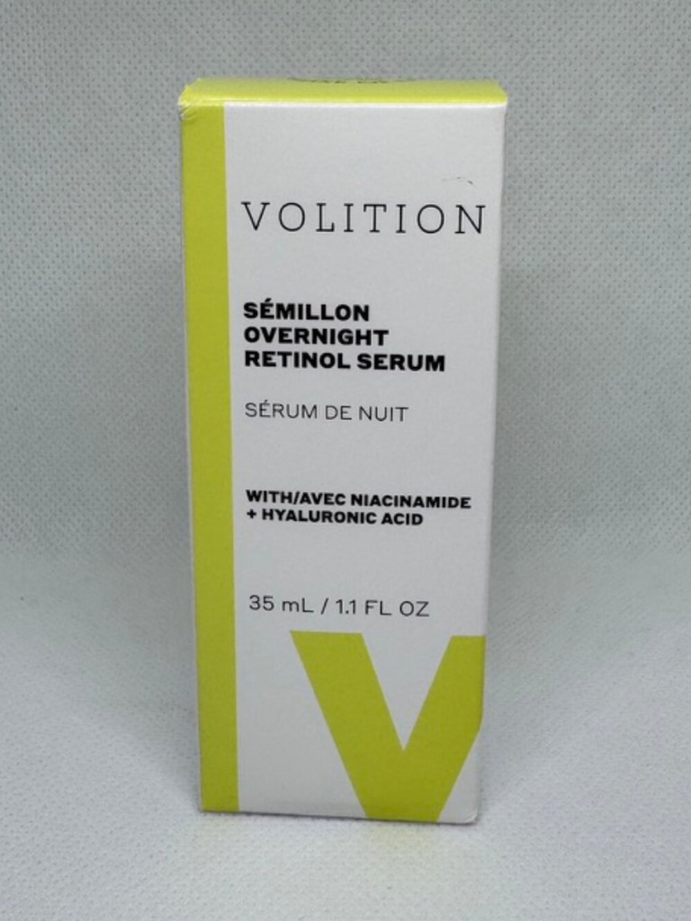 Volition Sémillon Overnight Retinol Serum 35mL Hyaluronic Acid New in Box